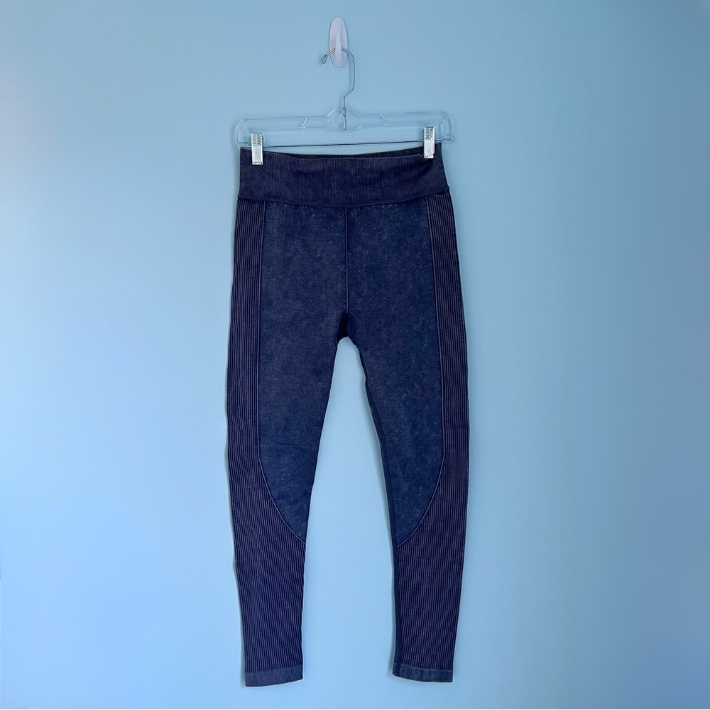 Aeropostale Dusty Blue High-Rise Leggings (M)